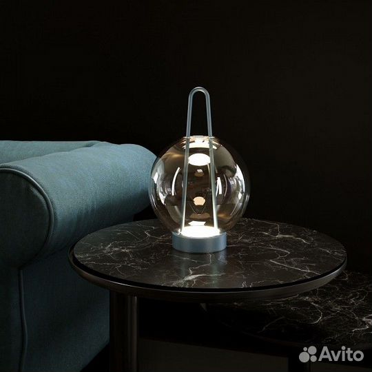 Настольная лампа декоративная Eurosvet Frasco 80507/1 синий