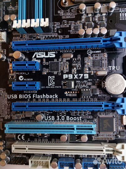 Материнская плата asus p9x79 lga 2011