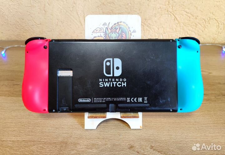 Nintendo Switch rev2 прошитая (128+32gb)