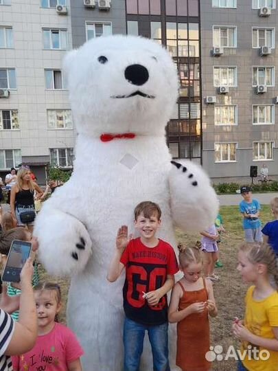 Белый мишка поздравление