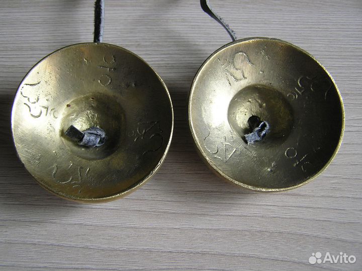 Караталы - Тибетские колокольчики. Бронза.Драконы