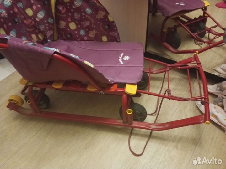 Санки с колесами