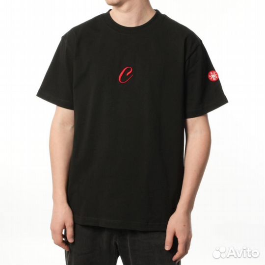 Черная футболка оверсайз cavempt