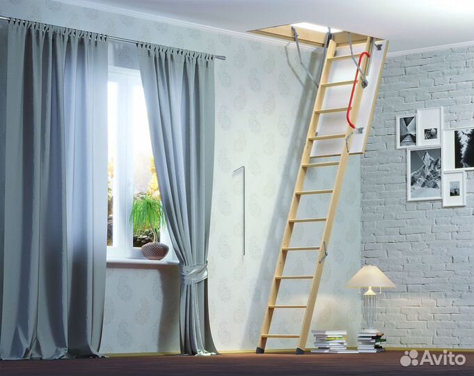 Чердачная лестница premium 70*120*300см