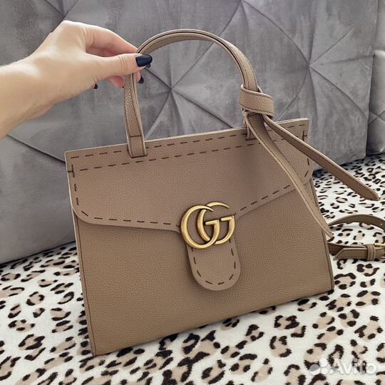 Сумка женская бежевая