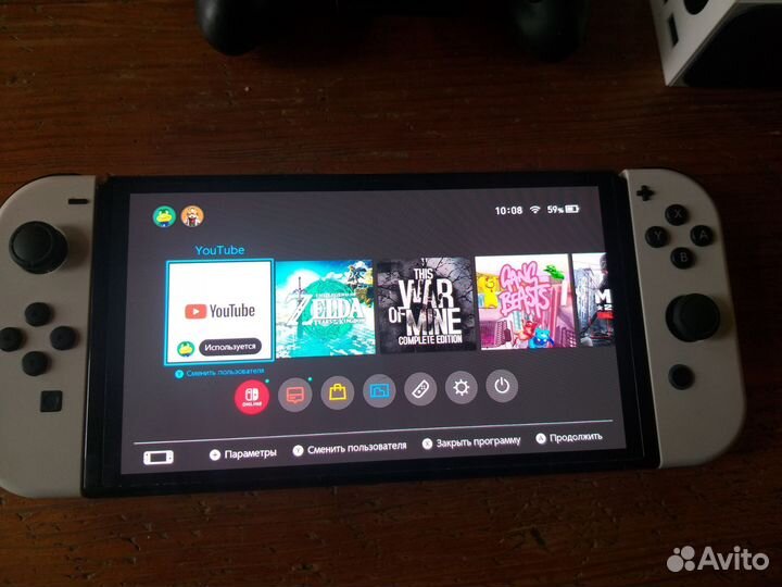 Nintendo switch oled с играми
