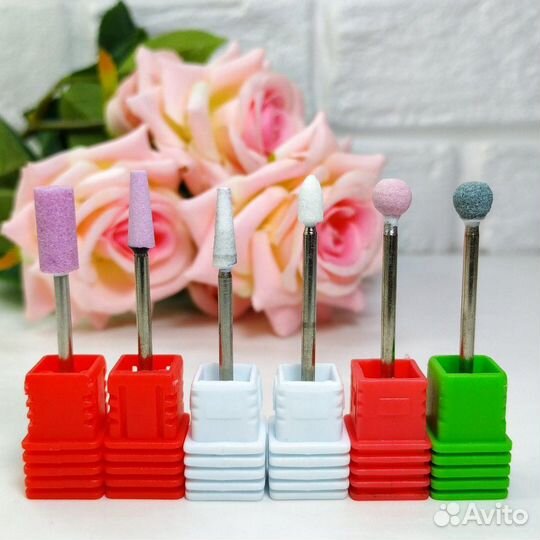 Фрезы корундовые шар, конус, барабан