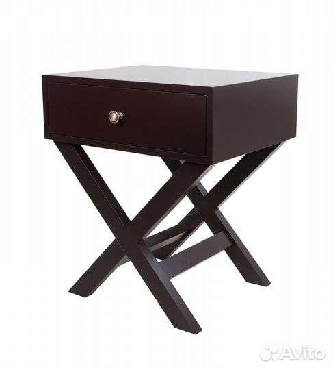 Коричневая компактная тумба Tomas лофт