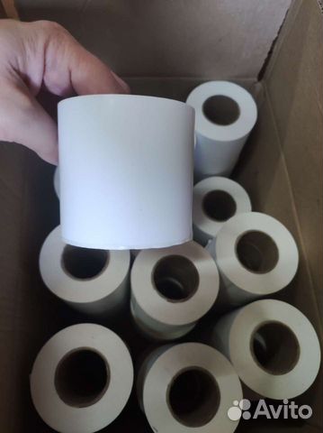 Термоэтикетки эко 75х120, в рулоне 250 штук