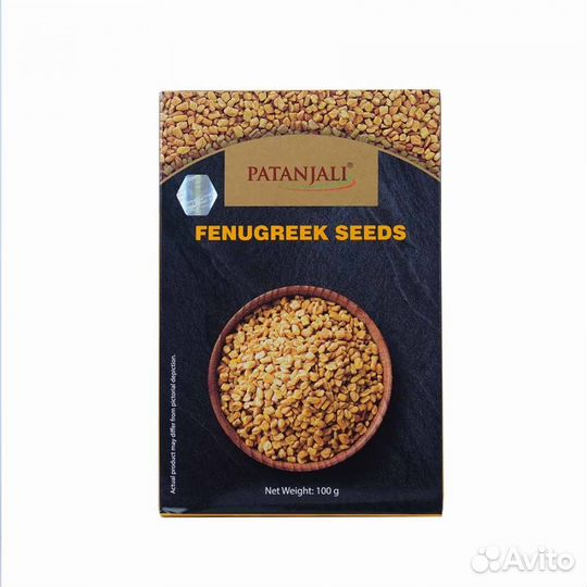 Пажитник целый семена (fenugreek seeds) Patanjali
