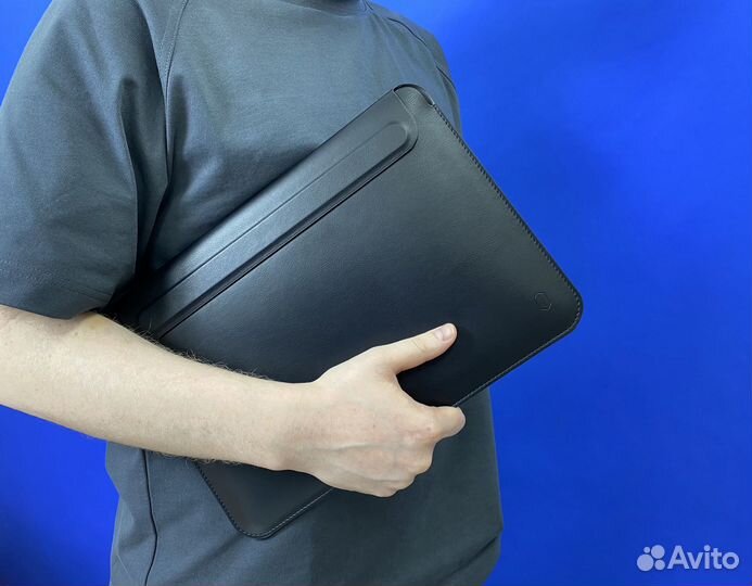 Чехол для MacBook Pro Air 13/14/16 M1/M2 эко кожа