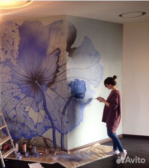 Художественная роспись стен и потолков