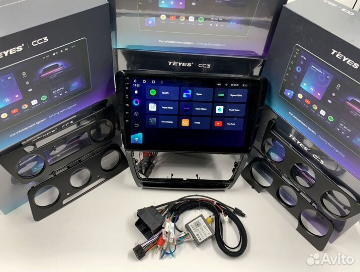 Магнитола на андройде Teyes CC3 3/32 для Skoda