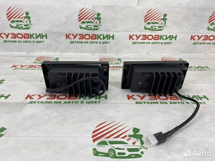 Туманки (70W) LED LADA 2110,2113, 2114,7линз белые