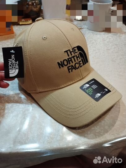 Кепка бейсболка the north face новая бежевая 58 рр