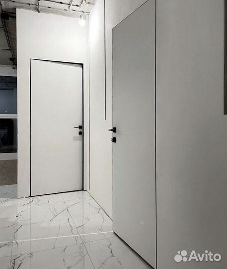 Двери межкомнатные скрытые под покраску, отделку