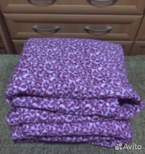 Одеяло ватное зимнее 1.5 спальное