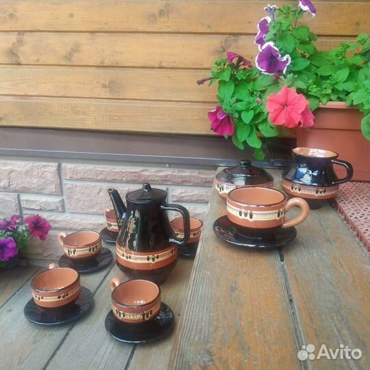 Сервиз чайный/кофейный, керамика