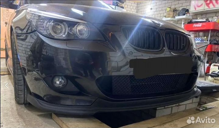 Сплиттер (губа) для бампера BMW E60 (M-Tech)