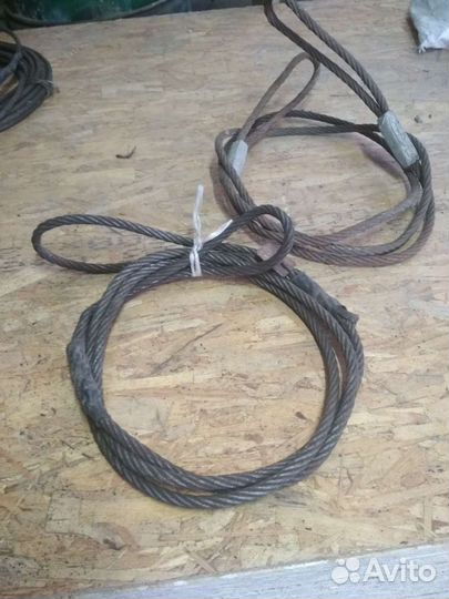 Тросс стальной 18 мм 4 м., строп для крана