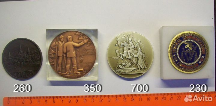 Продам настольные медали. Лот №1