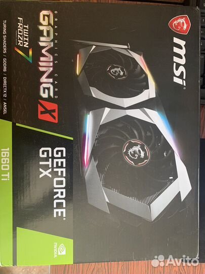 Видеокарта gtx 1660 ti 6gb gaming x