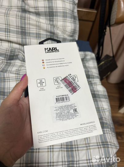 Чехол iPhone 12/12 pro karl lagerfeld оригинал