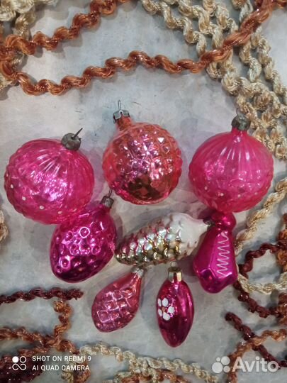 Елочные игрушки СССР