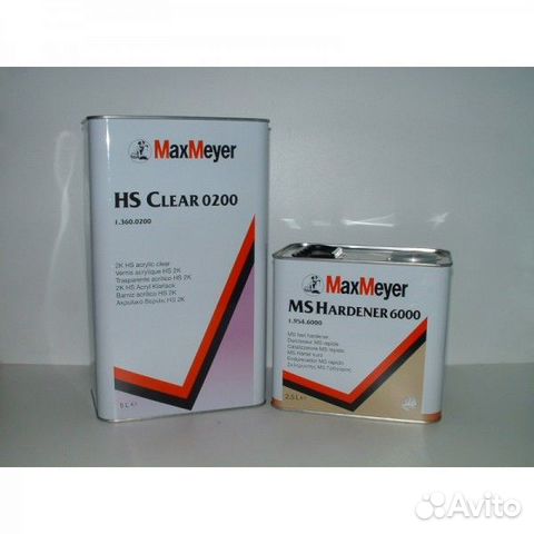 Лак MaxMeyer Maxiclear 2K HS 0200 5+2,5л 6000 купить в Архангельске | Авито