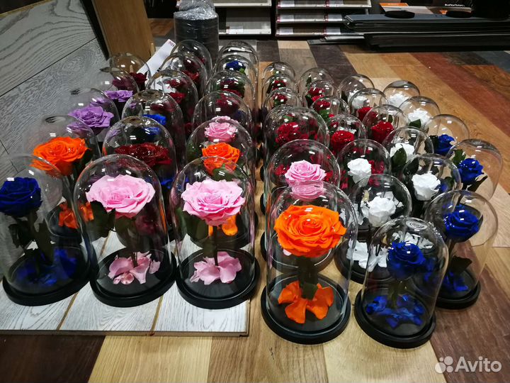 Роза в колбе розница и опт в наличии, от