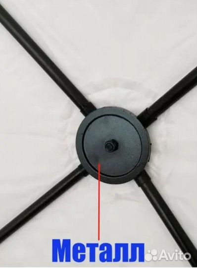 Палатка куб 3 местний 3-х слойний 200х200х210см