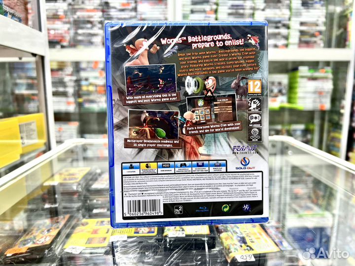 Worms Battleground Ps4 Новый