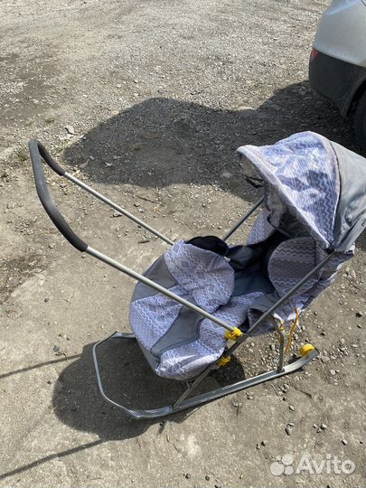 Коляска санки