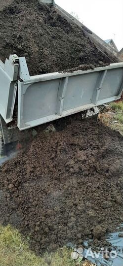 Перегной коровий, Навоз, Чернозём, песок, гравий