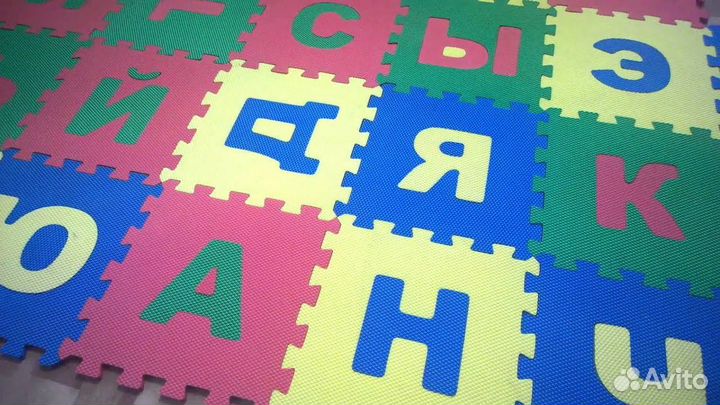 Мягкий коврик-пазл алфавит
