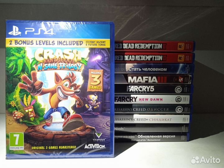 Игры для приставок ps4