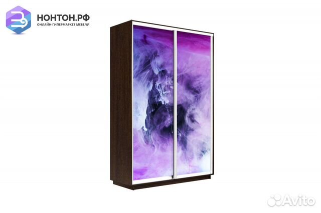 Шкаф-купе 2-х дверный Нонтон фото №1011 / венге