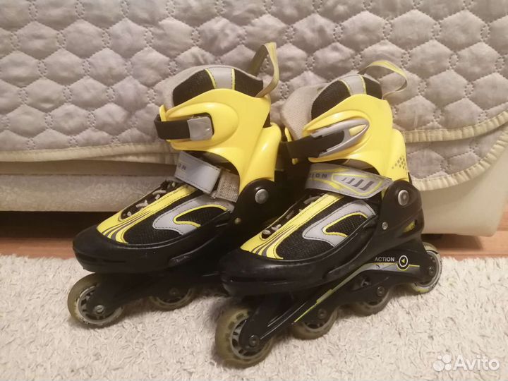 Коньки роликовые р-р 34-38,5