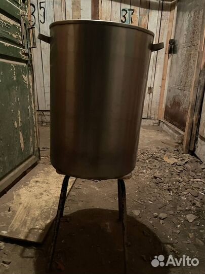 Бочка из нержавейки с ручками