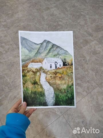 Картина акварель 