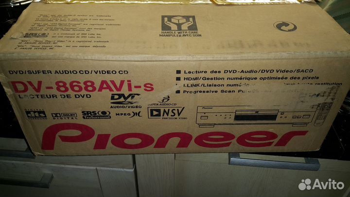 Видео и аудиопроигрыватель Pioneer DV-868 AV