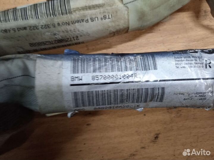 Подушки безопасности боковые BMW 5 E39 бмв 5 е39