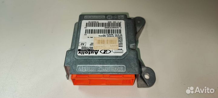 Блок ваз-2170 управления подушками безопасности