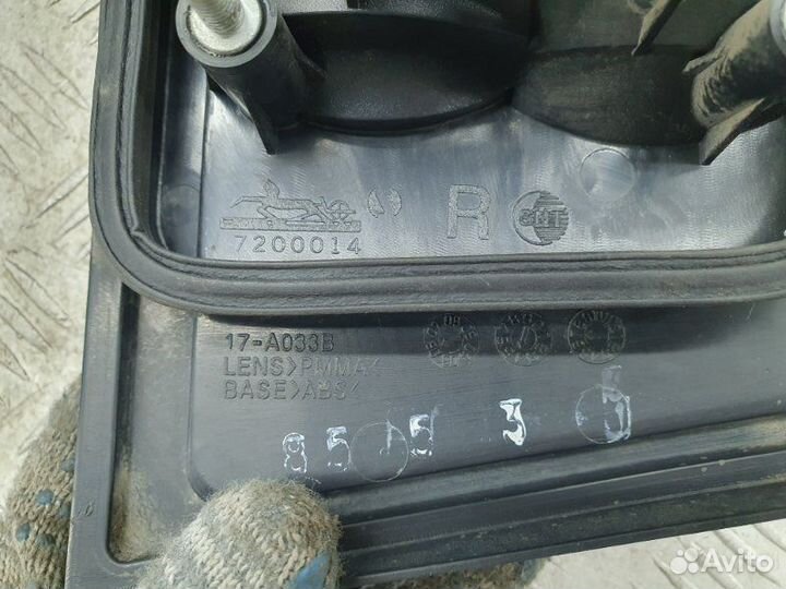 Фонарь задний внутренний правый Iran Khodro Samand