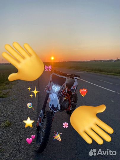 Питбайк Kayo TT140 40м/ч