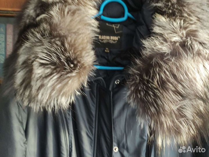 Куртка удлиненная зимняя женская,52 размера