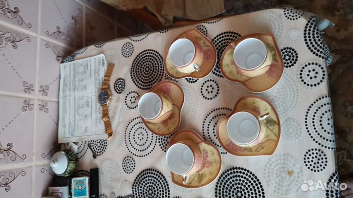 Чайная пара тонкий фарфор