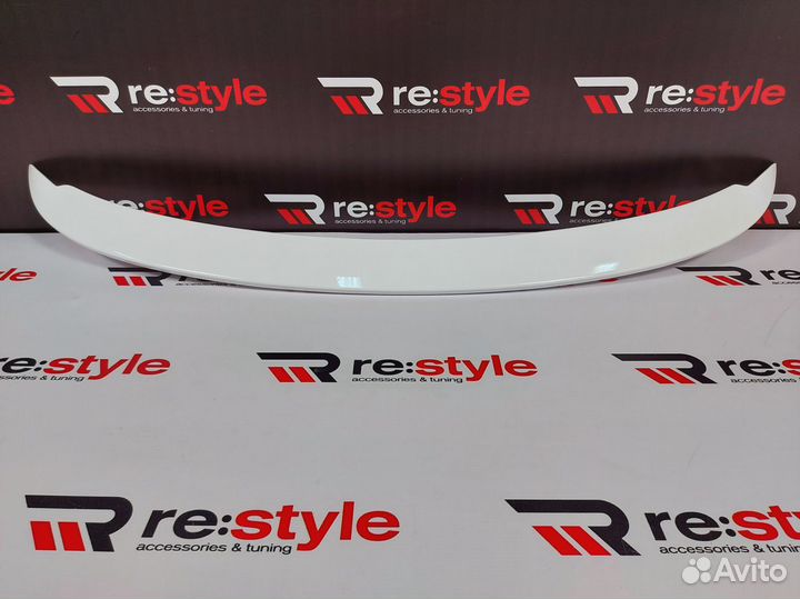 Спойлер Наверх Toyota Vitz 130 Белый 040