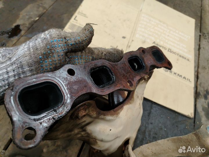 Выпускной коллектор 4b11 Lancer 10 2.0