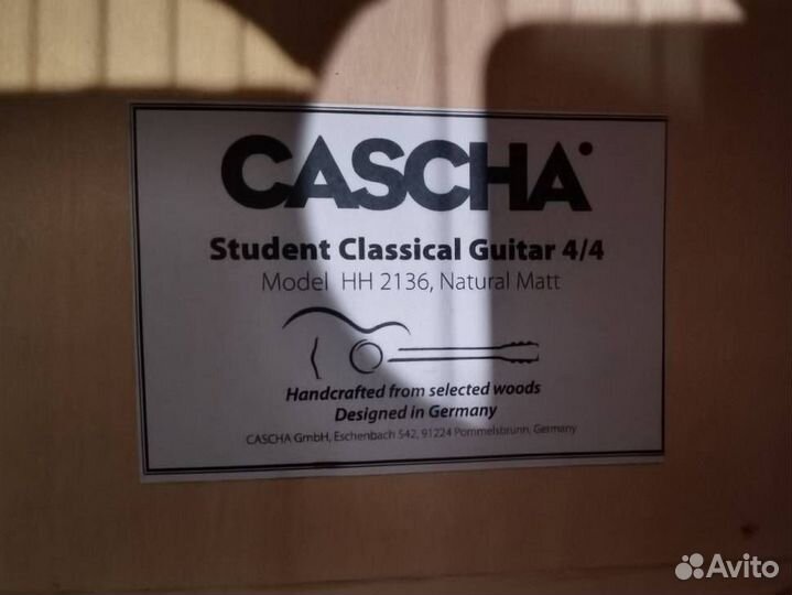 Классическая Гитара 4/4 Cascha Student Hh 2136